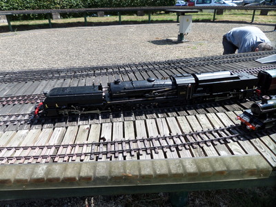 Radio controlled live steam Garratt
