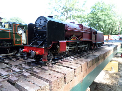 Close up of LMS Scot
