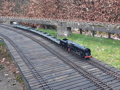 BR 9F on the freight train