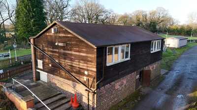 A view of the outside before the renewal of the cladding commenced