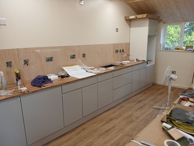 Worktop fitted