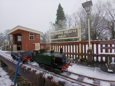 5th Jan running in the snow