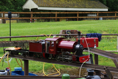 David Steaming his Metre Maid